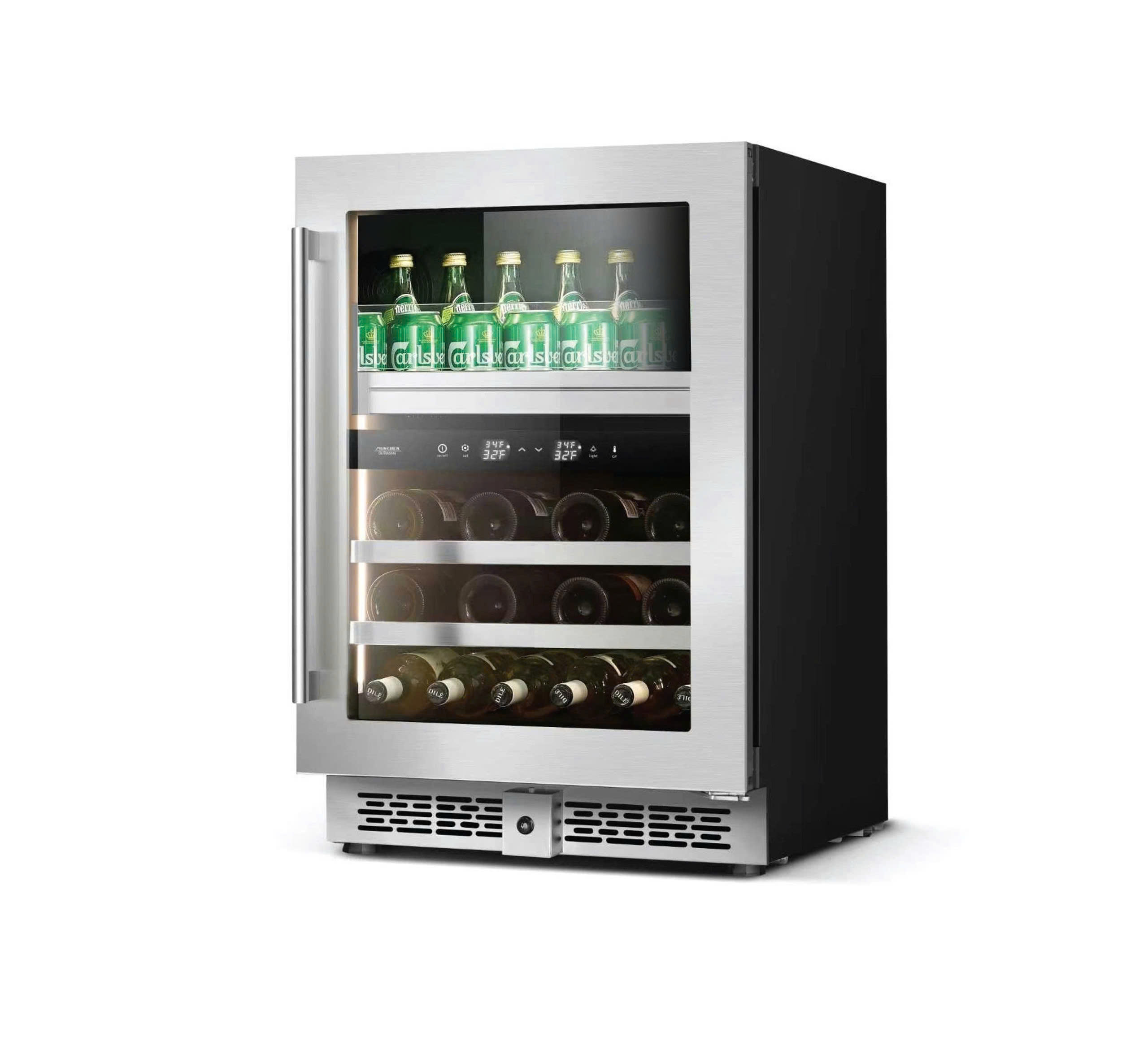 Tủ rượu vang kết hợp MWB082DZ (nhiệt độ từ 1℃ -~20 chai Standard Bordeaux 750ml & 20 lon bia 500ml)